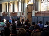 Yunus Encourages Oxford Youth to imagine a new world and make it happen Yunus Encourages Oxford Youth to imagine a new world and make it happen