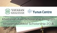 KHAZANAH ASIA SCHOLARSHIP PROGRAMME 2018 KHAZANAH ASIA SCHOLARSHIP PROGRAMME 2018