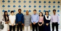 Yunus meets with Japanese entrepreneurs aiming to create social business opportunities in Japan using Bangladeshi Products. Yunus meets with Japanese entrepreneurs aiming to create social business opportunities in Japan using Bangladeshi Products.