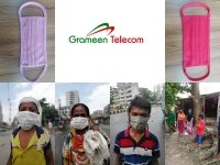 One Million Free Non-Medical Face Masks Provided by Grameen Telecom One Million Free Non-Medical Face Masks Provided by Grameen Telecom